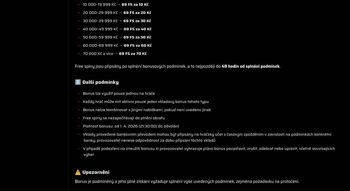 Uvítací bonus 150 % až 120 000 Kč v kasinu 69Games
