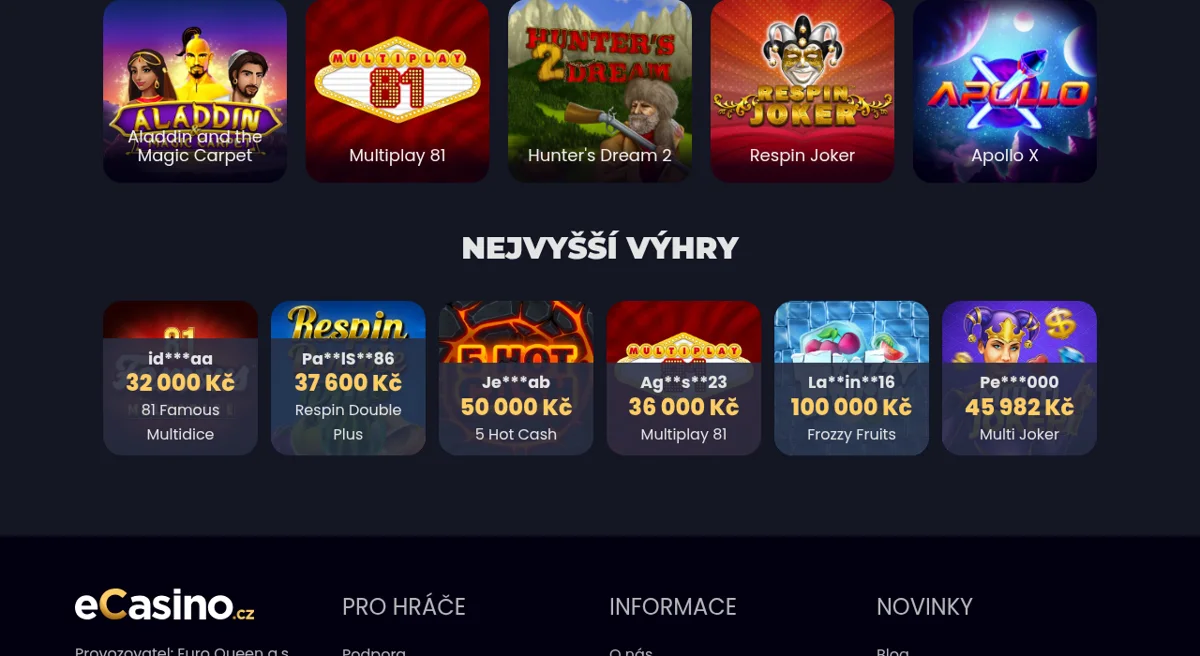 Živé kasino eCasino – ruleta a blackjack proti živému krupiérovi