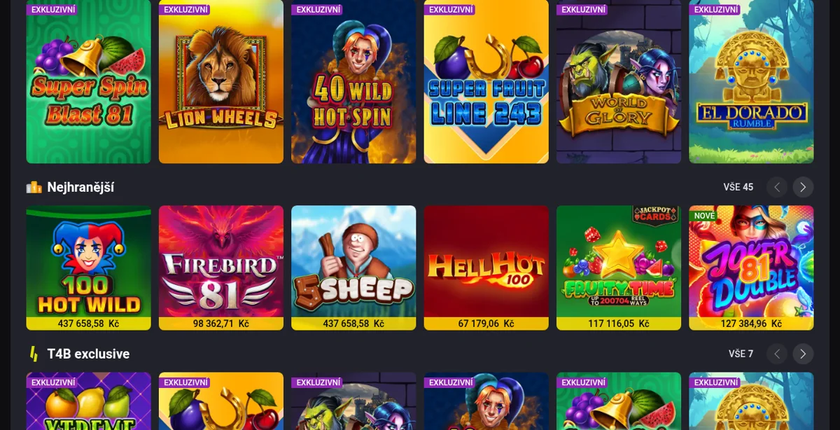 Screenshot z webu Fortuna