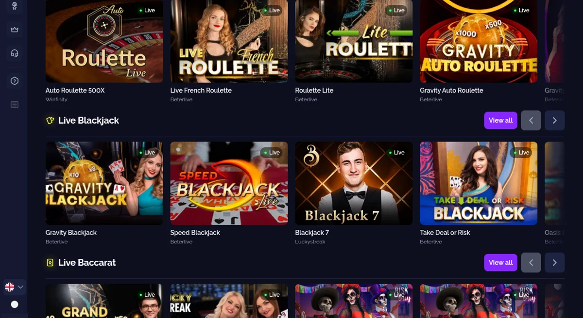 Živé kasino GoldBet s reálnými krupiéry