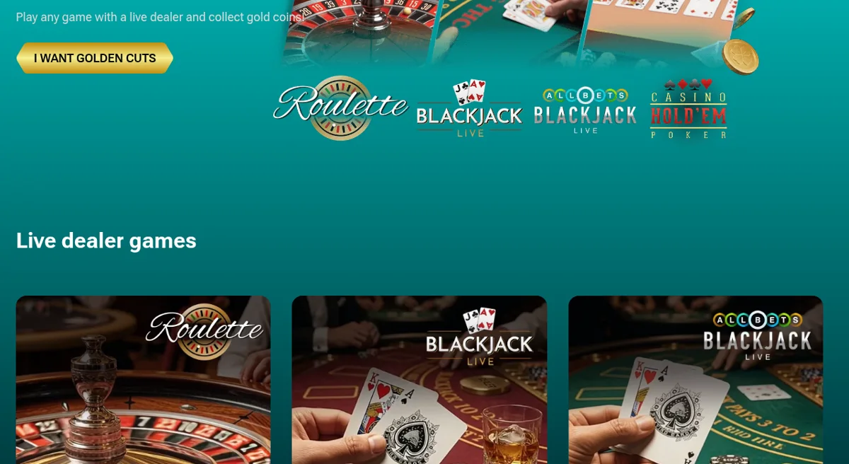 Živé kasino s reálným krupiérem v LuckyBet
