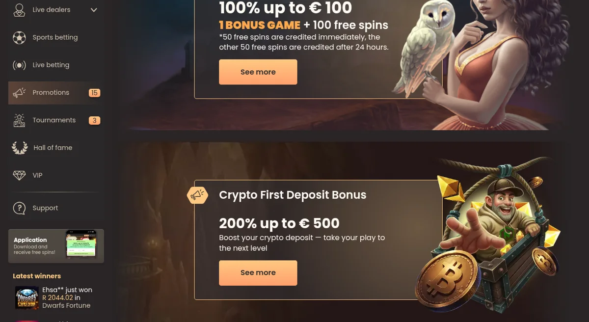 Oficiální stránka s bonusy a promo akcemi National Casino
