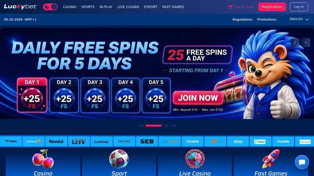 luckybet.ee – Online Casino Estonia — Slots & Sports Betting | Luckybet