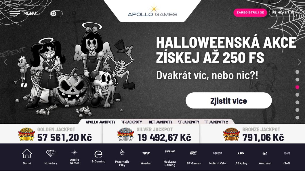 Apollo Games – Automaty zdarma